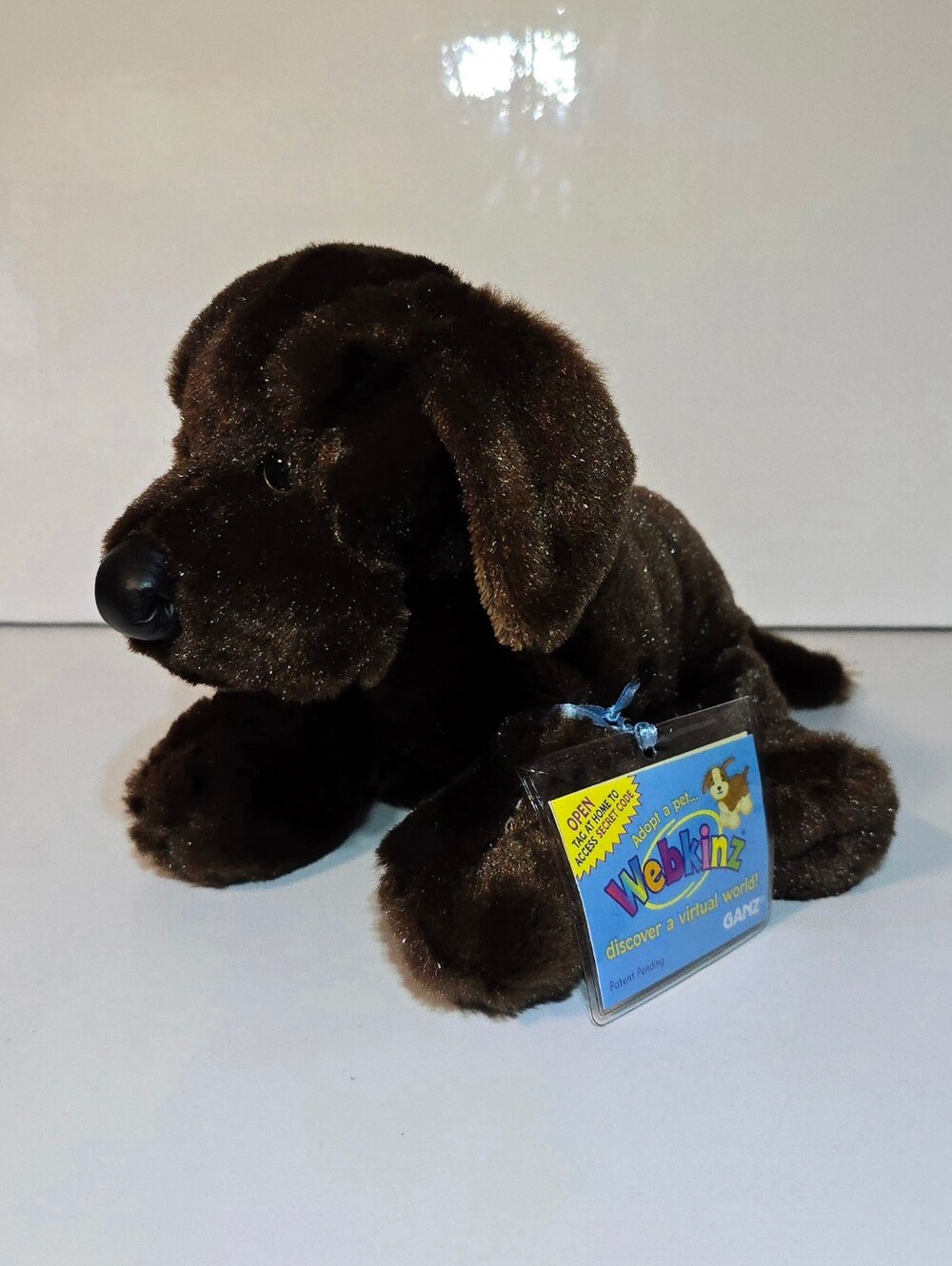 Ganz Webkinz Chocolate Lab Dog Plush W/ Sealed Code Stuffed Animal Toy HM138